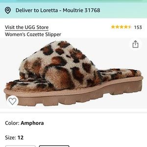 Ugg Cozette slippers in leopard!